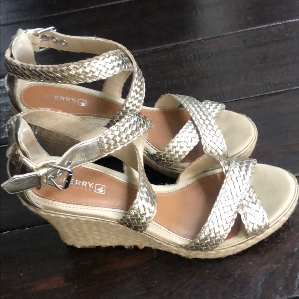 Summer Sperry wedges
